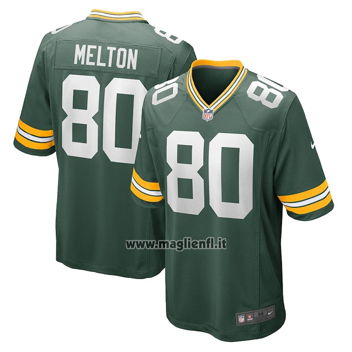 Maglia NFL Game Green Bay Packers Bo Melton Home Verde